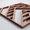 Ekena Millwork Extra Small Gilcrest Decorative Fretwork Wood Wall Panels, Cherry, 7 3/8"W x 7 3/8"H x 3/8"T WALW08X08X0375GCTCH - alternate 4